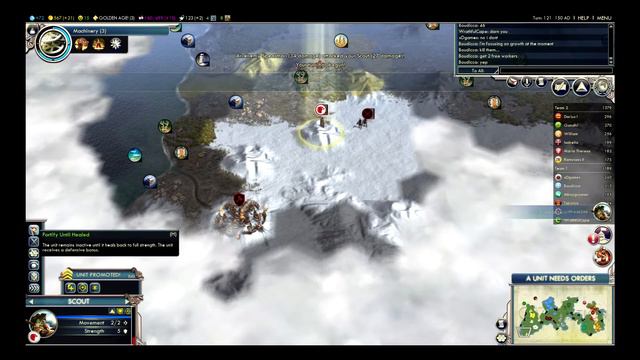 Civilization 5 Gods & Kings Multiplayer 7:8 - 6v6 Diff 7 смотреть онлайн