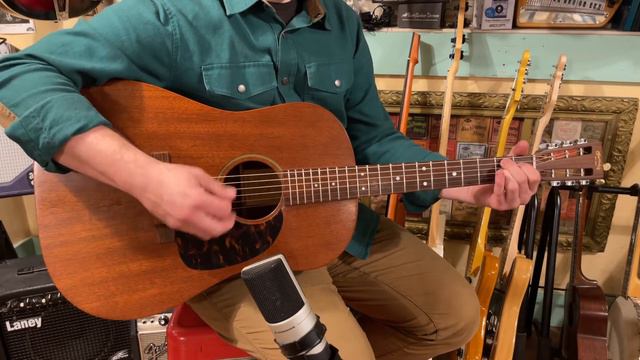 2003 Martin D-15S 12-fret Dreadnought Guitar