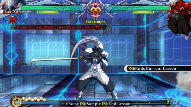Blazblue ChronoPhantasma Extend: Tutorial Hakumen смотреть онлайн