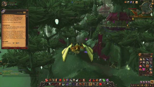 World of Warcraft: Fires Over Skettis - Quest ID 11008 (Gameplay/Walkthrough) смотреть онлайн