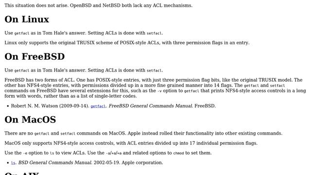 Unix & Linux: View extended ACL for a file with '+' in ls -l output (2 Solutions!!) смотреть онлайн