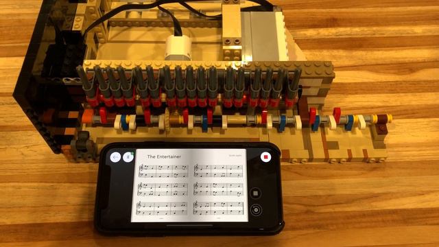 Lego Piano - end of Step 3 (check app and rotation/cams) смотреть онлайн