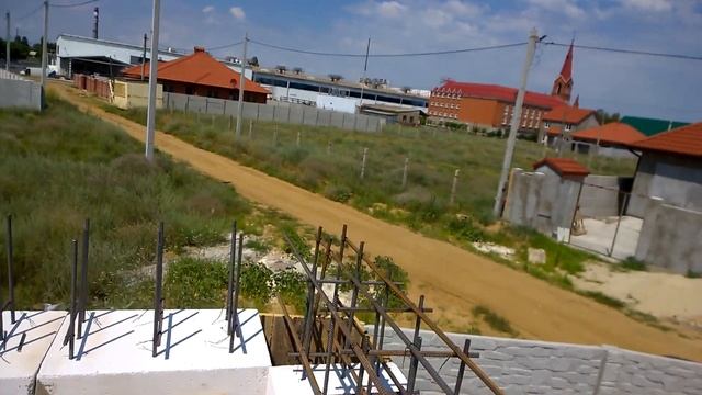 Кладка газоблоков. Заливка пояса. Изготовление монолитного железобетонного каркаса. смотреть онлайн