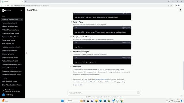 pip install command path смотреть онлайн