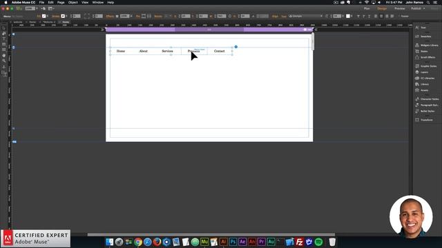 Quick Tip #17 - Menu Item Stroke on Hover | Adobe Muse CC | Muse For You смотреть онлайн