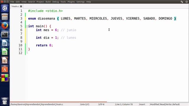 Tutorial de C – 9. Union, enum y typedef смотреть онлайн