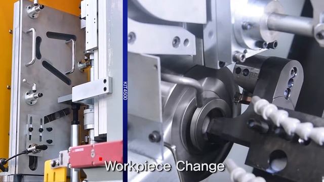 Горизонтальный токарный центр KIT4500 смотреть онлайн