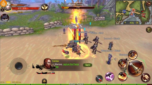 BEST MMORPG LIKE WOW Mobile Dragon Revolt - Classic MMORPG Android ios Gameplay Open World Part 4 смотреть онлайн