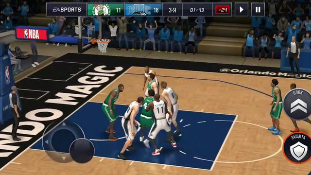 КАМБЭК НА ПОСЛЕДНИХ СЕКУНДАХ И ОБИДНЫЙ ПРОИГРЫШ ДВА ОЧКА |ПРОХОЖДЕНИЕ NBA LIVE MOBILE| смотреть онлайн