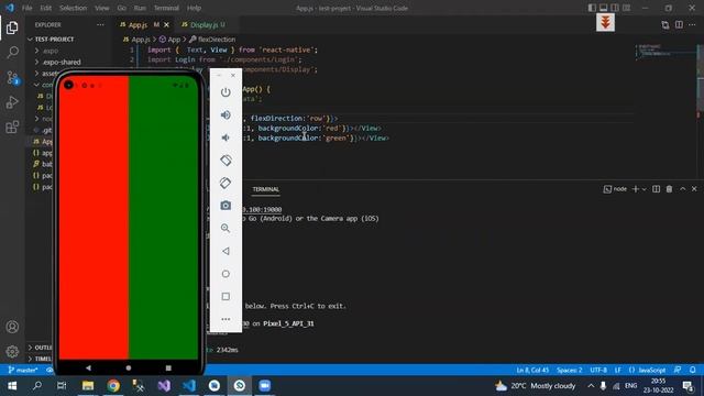 React Native Tutorial - 11 - Flex in React Native Styling смотреть онлайн