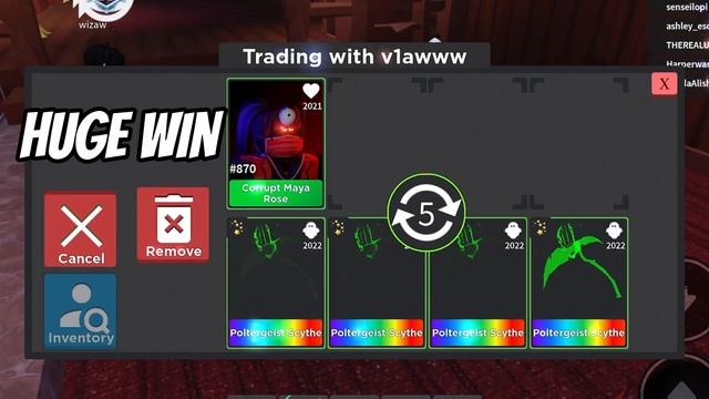 ?TRADE 4 POLTERGEIST SCYTHES…// Survive The Killer?? смотреть онлайн