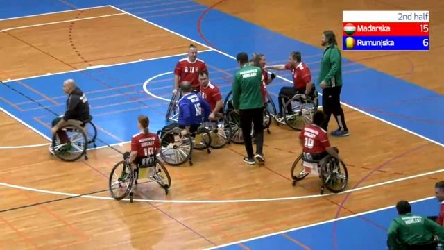2019 European Wheelchair Handball Nations' Tournament day 1 смотреть онлайн