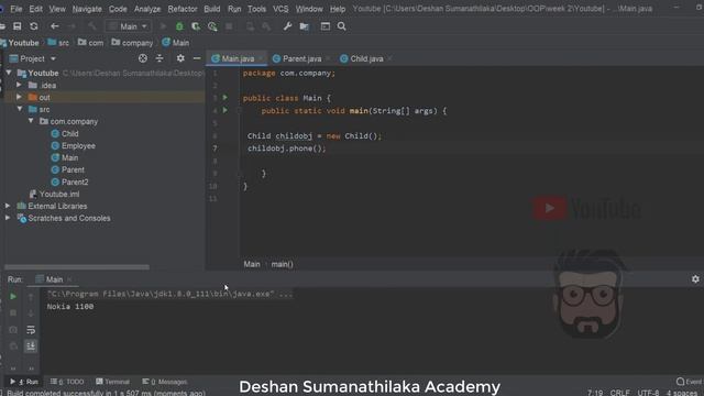OOP 14 - Java Method Overriding explained in Sinhala смотреть онлайн