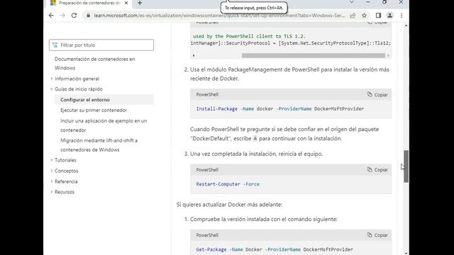 Instalacion de DOCKER en Windows Server 2016 / 2019 смотреть онлайн