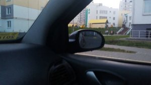 Citroen C5 правое зеркало при задней передаче