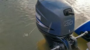 YAMAHA F40 холостой ход