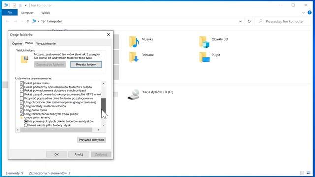 Wyłączenie pól wyboru do zaznaczania elementów w systemie Windows 10. смотреть онлайн