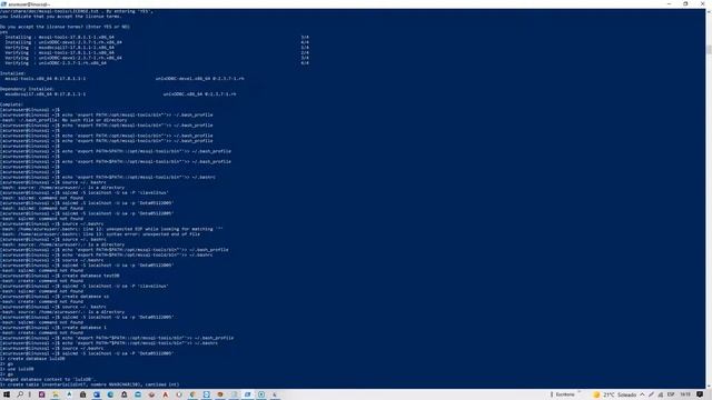 Instalacion Microsoft SQL SERVER 2019 EN LINUX CON POWERSHELL смотреть онлайн