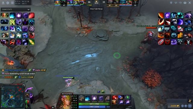 Enchantress Permanent Invis ABUSE [Triple Upgrade Aghanim's] Ability Draft Dota 2 смотреть онлайн