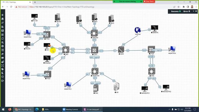 FTD-12:Create & Configure Firepower Main Lab Topology in EVE-NG. смотреть онлайн