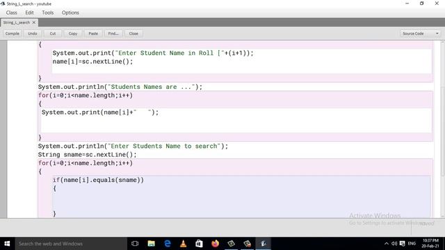 Linear Search in Java || String Linear Search Java || ISC Computer Science смотреть онлайн