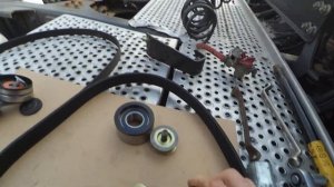 DAF XF 105.460 замена ремней.