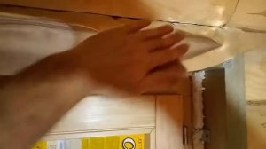 Установка окна в парилке. Часть 2.