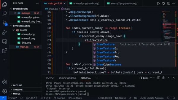 Game Dev With Go: Space Invaders