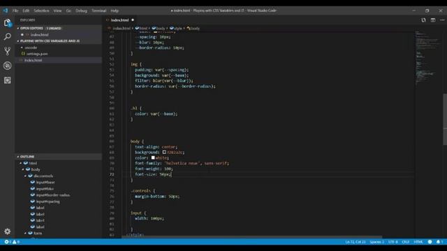 Playing with CSS Variables and JS смотреть онлайн