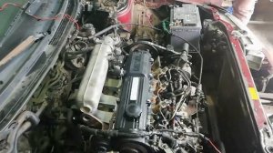 Ставим мотор мазда 626, часть 2