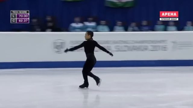 Florent Amodio (FRA), Free Programm, European Championships, 28.01.2016