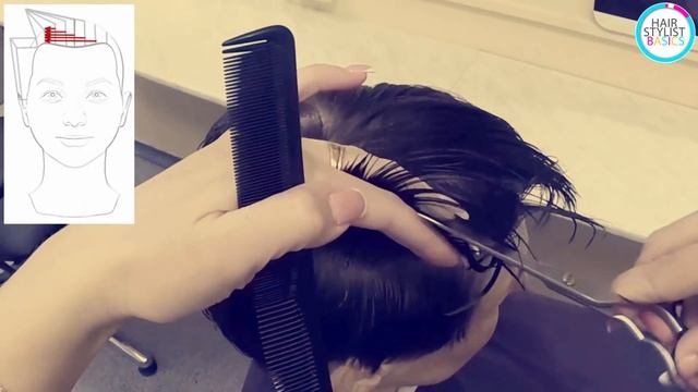 haircut women asymmetric tutorial (женская асимметричная стрижка) смотреть онлайн