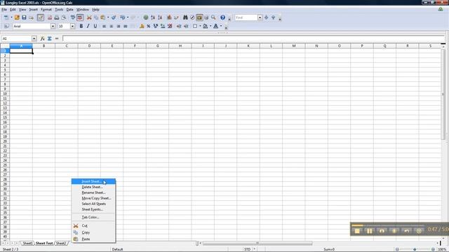 How to Add, Move and Rename Sheets in Open Office Calc смотреть онлайн