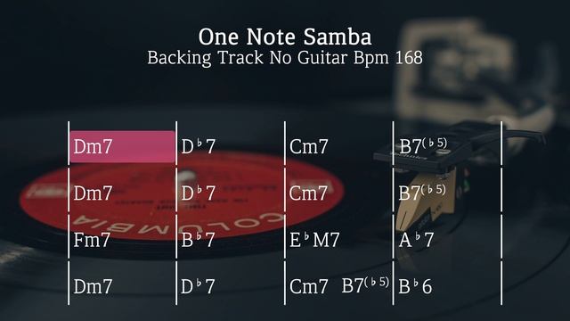 One Note Samba Backing Track (bpm 168) смотреть онлайн