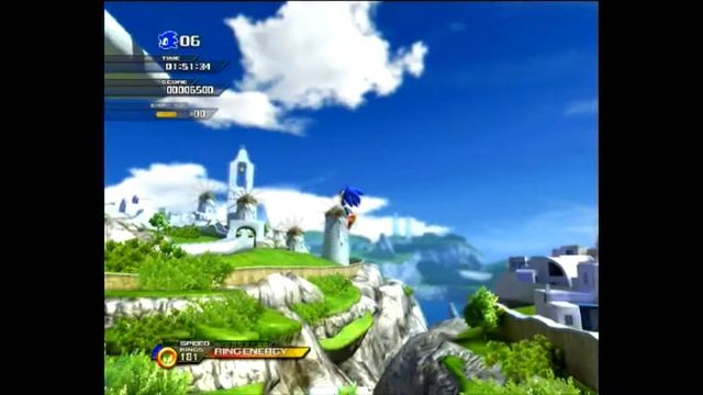Xbox 360 Demo Disc Sonic Unleashed One Level Playthrough :D смотреть онлайн