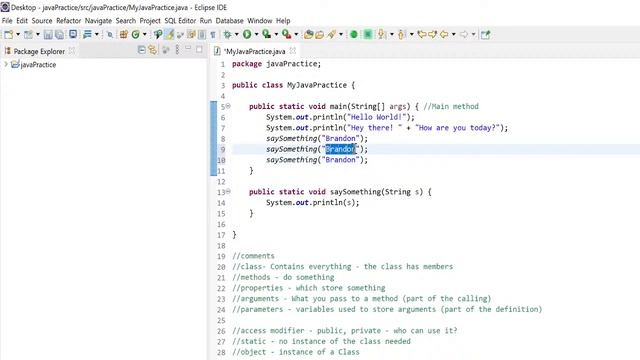 Java Arguments & Parameters | Live #3.1 Programming Practice for Beginners смотреть онлайн
