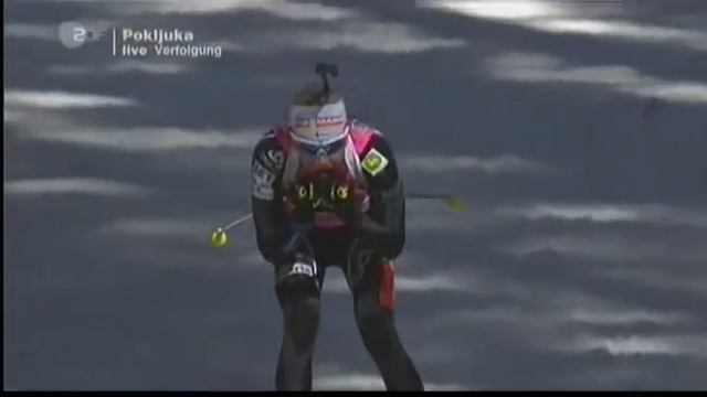 Verfolgung Frauen Pokljuka / 08. März 2014 / Vorbericht смотреть онлайн
