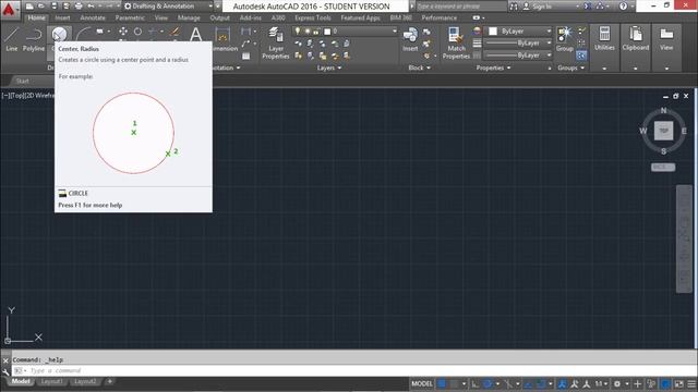 AutoCAD 2016 English - Lesson 1/149 - Exploring Interface смотреть онлайн