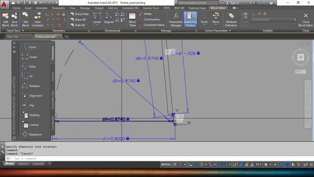 Puerta universal en AutoCAD смотреть онлайн