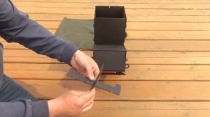 Печь «Ракета» переносная, походная, разборная печь, для казана и сковороды.