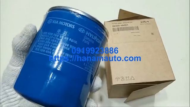 Lọc nhớt động cơ Hyundai Kia Mobis Kia K165 K3000 K2700 K190 263304A001 0919923886 hanamauto смотреть онлайн