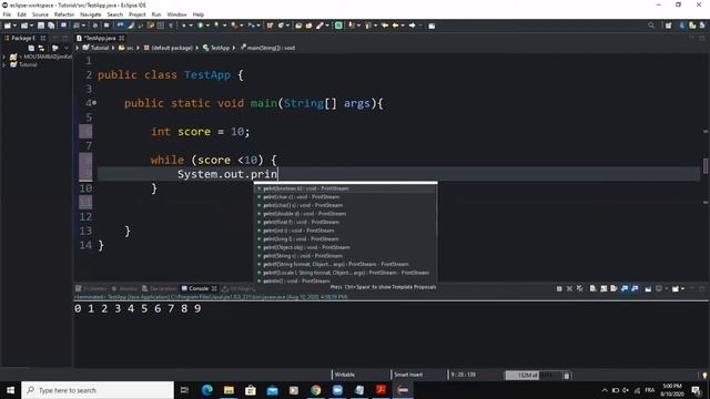 Do while loop repetition control structure - Java tutorial for beginners смотреть онлайн