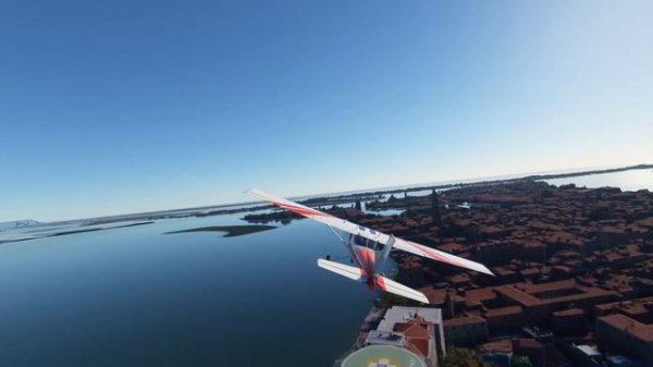 Полет над Венецией. Flight over Venice.