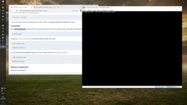 ArchLinux: Настройка базовой системы