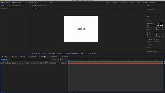 Урок 5.2: Анимация текста и букв в After Effects. Типографика смотреть онлайн