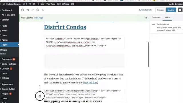Add a IDX Broker widget to a WordPress HTML Block on WordPress 5 and above смотреть онлайн