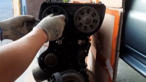 Как разобрать двигатель Ваз 2112-2110 16 клапанов объём 1.5, 1 Часть.