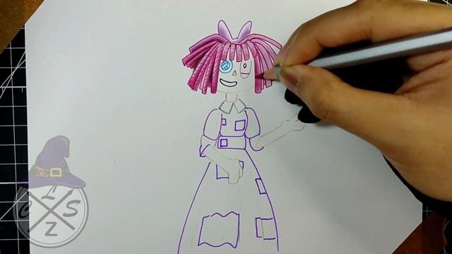 COMO DIBUJAR a RAGATHA de THE AMAZING DIGITAL CIRCUS | drawing THE AMAZING DIGITAL CIRCUS смотреть онлайн