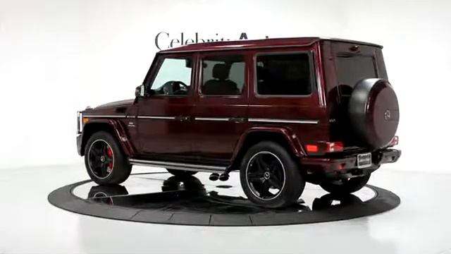2014 MERCEDES BENZ G63 AMG DESIGNO MYSTIC RED METALLIC EXCLUSIVE LEATHER PACKAGE