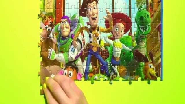 Disney TOY STORY Puzzle Games Jigsaw Puzzles Rompecabezas Potato Head, Woody, Buzz Lightyear смотреть онлайн